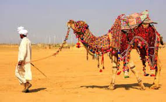 jaisalmer men with camel